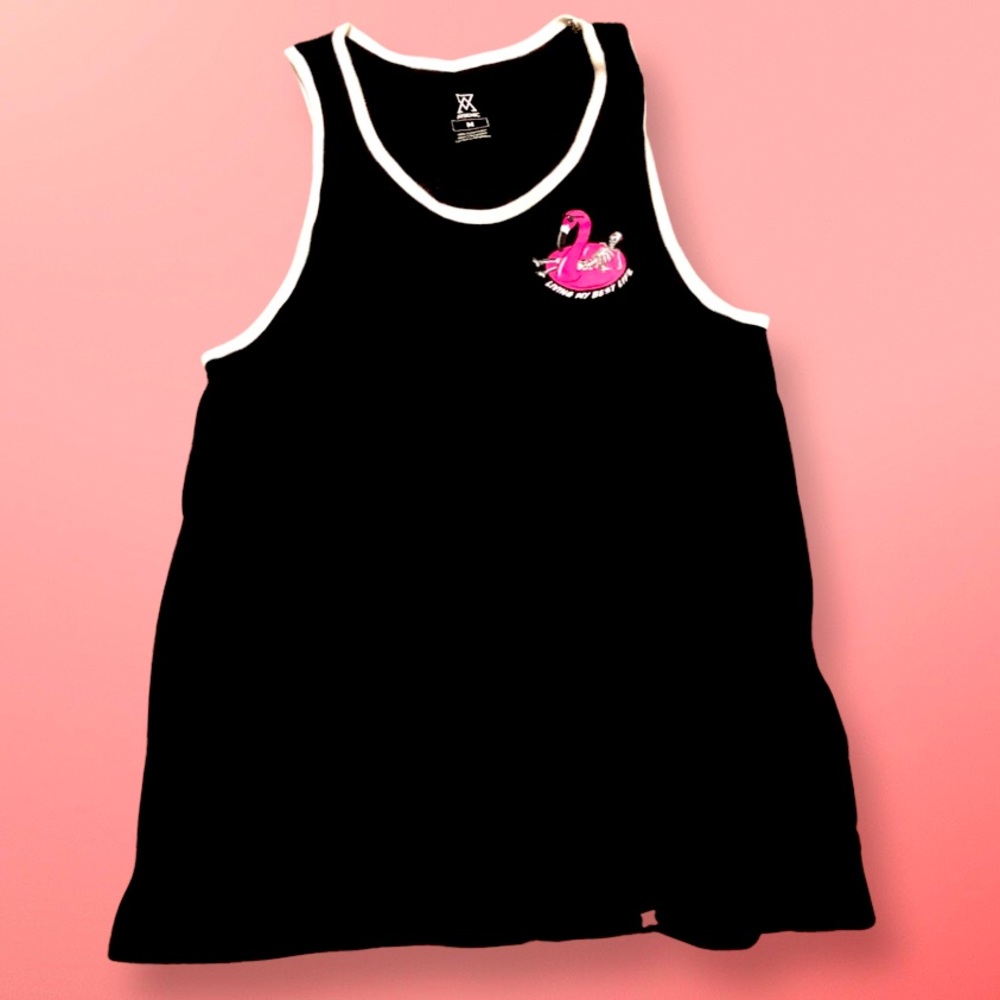 ARSENIC | Mens Medium Black Tank-Top | “Living My Best Life”